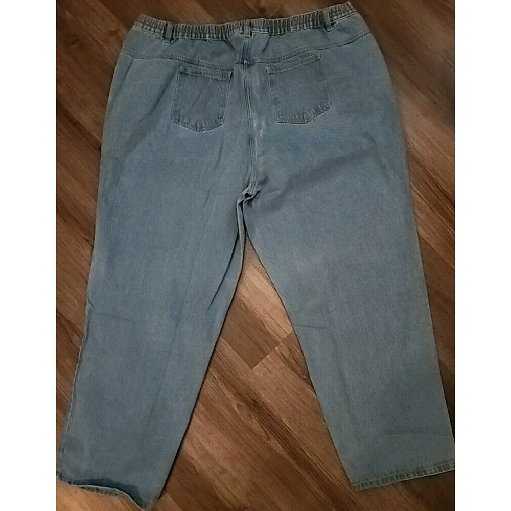 NWOT Woman Within Plus Size Jeans  32 Tall  Elastic Waist  Classic Fit - Picture 2 of 6
